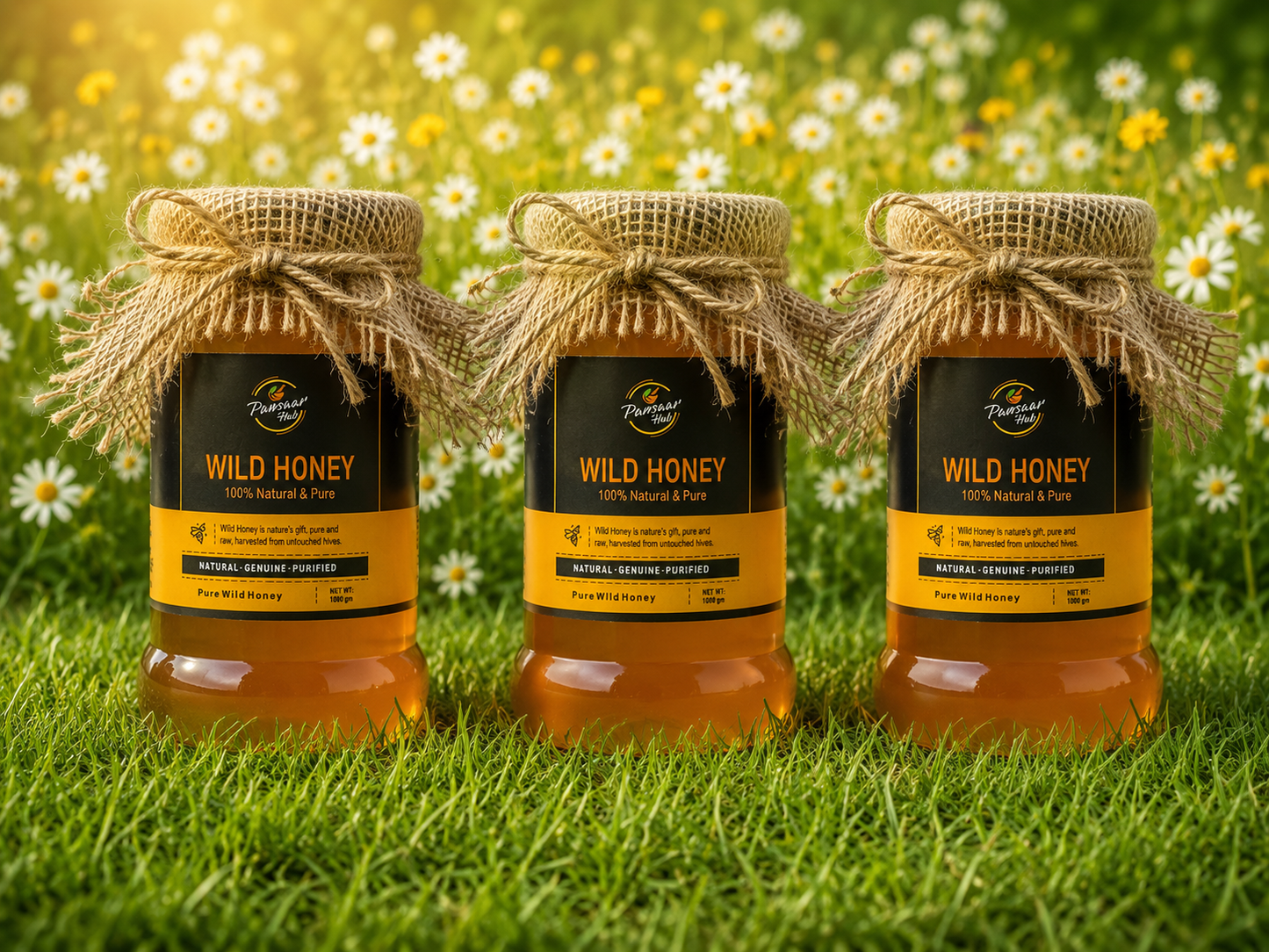 Natural Wild Honey 3KG - Pansaar Hub